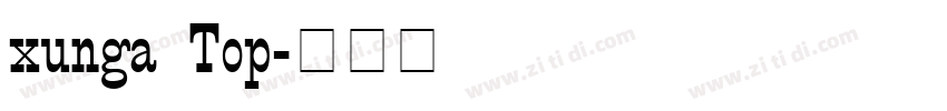 xunga Top字体转换